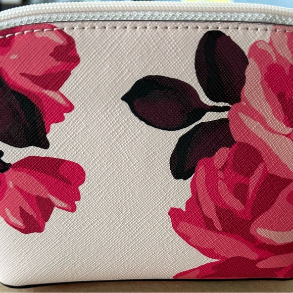 Kate spade roses cosmetic bag - Picture 2 of 6